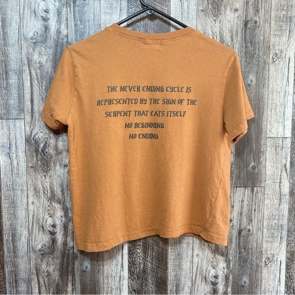 Urban Nation- No Beginning/No Ending Cropped Graphic Tee- Sz. L - Picture 2 of 5